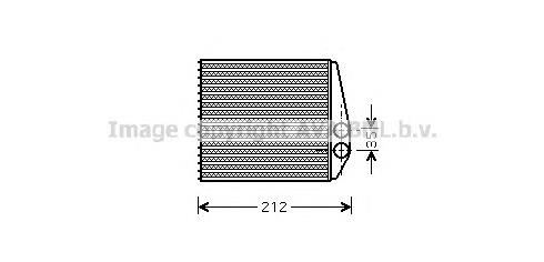 Radiador de forno (de aquecedor) 346690 Kale