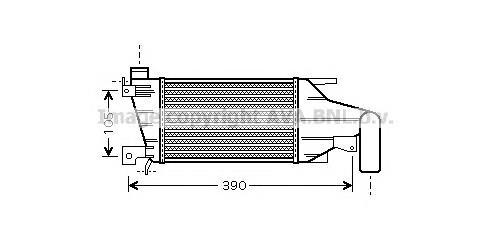 Radiador de intercooler Opel 6302058 preço, a partir de 103,23 USD