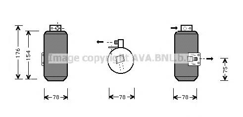 Compre AD127000S Mahle Original Tanque de recepção do secador de aparelho de ar condicionado