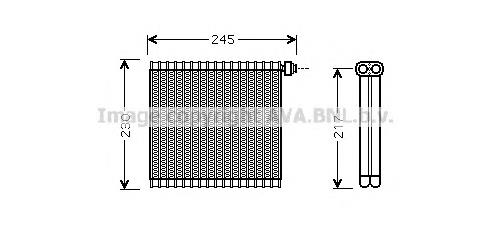 Vaporizador de aparelho de ar condicionado para Mazda 3  BK12