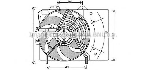 Compre CFF271000P Mahle Original Difusor do radiador de esfriamento, montado com motor e roda de aletas