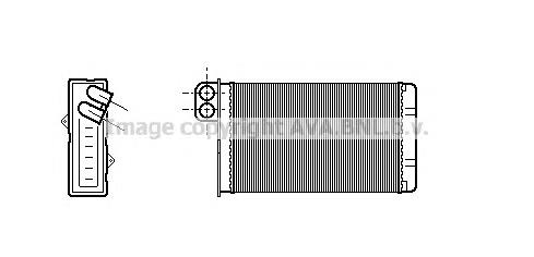 PE6015 AVA Radiador de forno (de aquecedor)