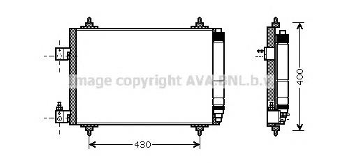 Radiador de aparelho de ar condicionado Eaclima 30C55016