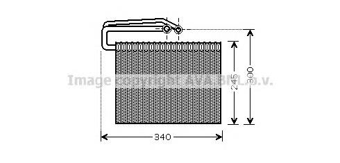 Vaporizador de aparelho de ar condicionado AC734111 Maxgear
