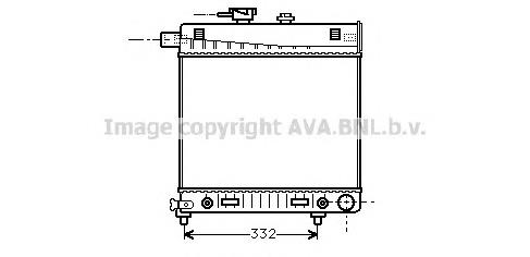 2025005803 Mercedes Radiador de esfriamento de motor