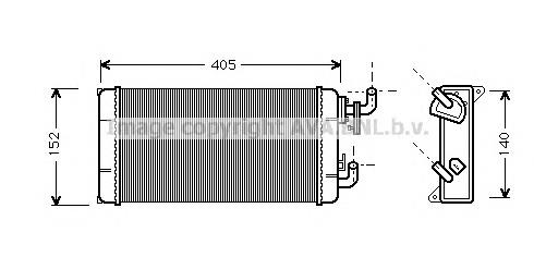 Compre Radiador de forno (de aquecedor) Mercedes 100 