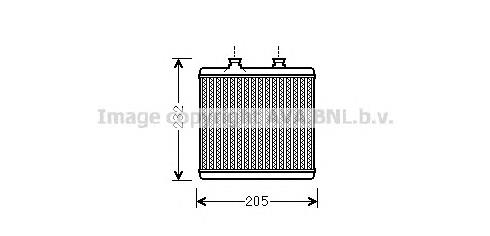 Radiador de forno (de aquecedor) VALEO 811508 preço, a partir de 55,89 USD