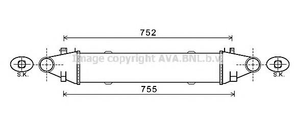 Radiador de intercooler Mercedes 2045000100 preço, a partir de 120,22 USD