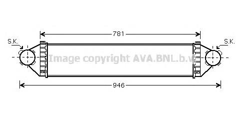 Radiador de intercooler Mahle Original CI84000P preço, a partir de 74,88 USD