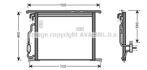 Radiador de aparelho de ar condicionado Mercedes A2205000154 preço, a partir de 69,52 USD