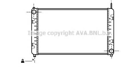 Radiador de esfriamento de motor Mercedes A6685000601