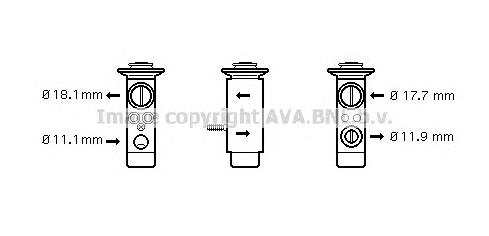 Compre A4638306601 Mercedes Válvula TRV de aparelho de ar condicionado