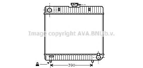 Radiador de esfriamento de motor Mercedes 1235003903
