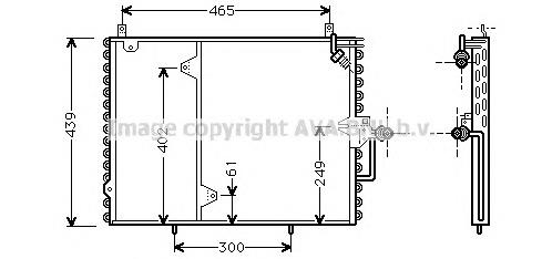 Compre A1248301370 Mercedes Radiador de aparelho de ar condicionado