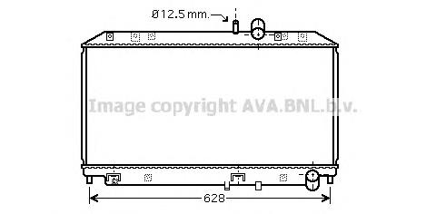 Radiador de esfriamento de motor N3H615200 Mazda