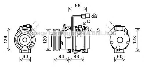 241455 Cargo Compressor de aparelho de ar condicionado
