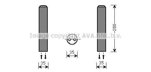 Compre GJ6A61501A Mazda Tanque de recepção do secador de aparelho de ar condicionado
