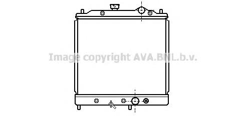 Radiador de esfriamento de motor para Mitsubishi Lancer IV C6A, C7A