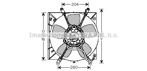 MB845852 Mitsubishi Motor de ventilador do sistema de esfriamento