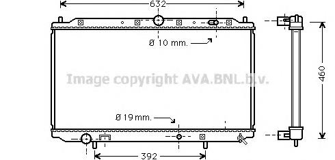 Radiador de esfriamento de motor 8602065 Volvo