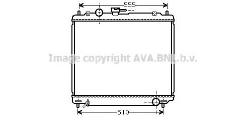 MB890956 Mitsubishi Radiador de esfriamento de motor