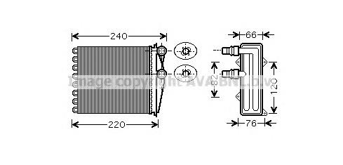 Radiador de forno (de aquecedor) Renault (RVI) 7701065763 preço, a partir de 38,83 USD
