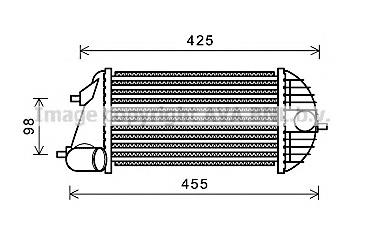 SZA4123 AVA Radiador de intercooler
