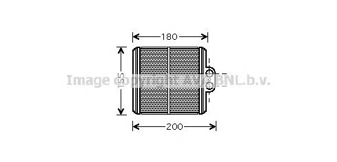 Compre 54345 NRF Radiador de forno (de aquecedor)