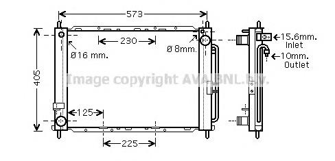 Radiador de aparelho de ar condicionado Frig AIR 34090005