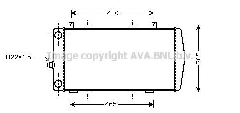 Radiador de esfriamento de motor NRF 59351 preço, a partir de 66,28 USD