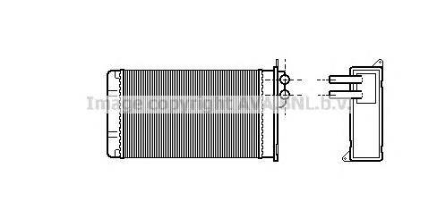 Radiador de forno (de aquecedor) para Seat Ibiza 021A