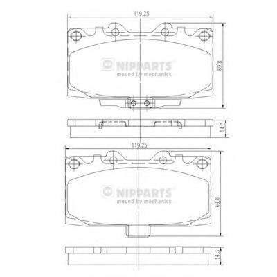 Sapatas do freio dianteiras de disco DP41200R EBC Brakes