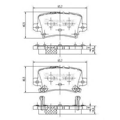 Compre 43022SMGE01 Honda Sapatas do freio traseiras de disco
