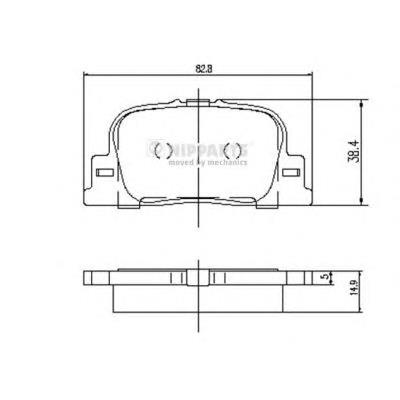 Compre 17032400F3008 BYD Sapatas do freio traseiras de disco