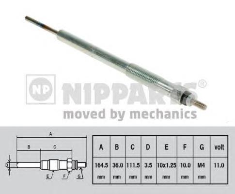 N5710304 Nipparts Vela de incandescência