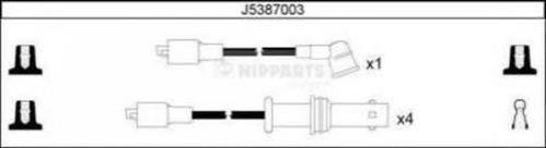 Fios de alta voltagem, kit NGK 9166