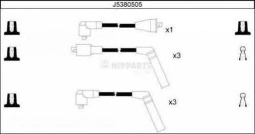 Fios de alta voltagem, kit 0706 NGK