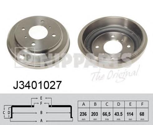 Compre 432064M000 Nissan/Infiniti Tambor do freio traseiro