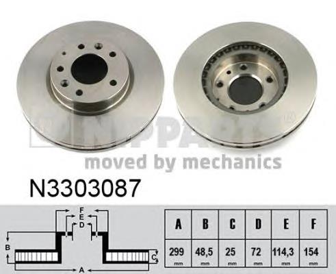 Disco do freio dianteiro Mazda G33Y3325XA preço, a partir de 53,36 USD
