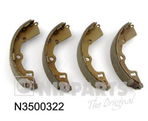 Compre GFK15AF Japan Parts Sapatas do freio traseiras de tambor