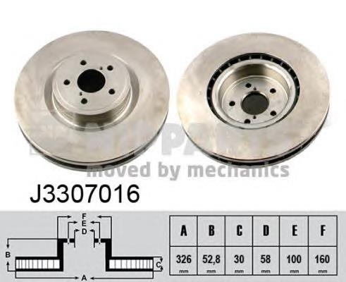 Disco do freio dianteiro Jurid/Bendix BDS1644