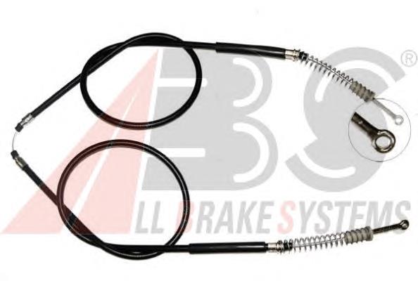 7573814 Fiat/Alfa/Lancia Cabo traseiro direito/esquerdo do freio de estacionamento