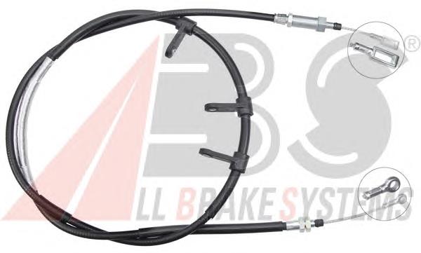 1350313080 Fiat/Alfa/Lancia Cabo do freio de estacionamento dianteiro