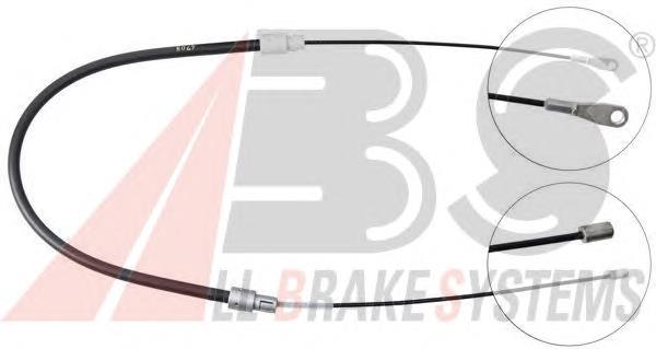 Compre A1684201485 Mercedes Cabo do freio de estacionamento traseiro esquerdo