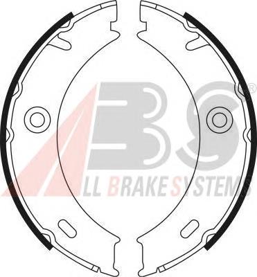 Sapatas do freio de estacionamento ABS 9022 preço, a partir de 33,68 USD