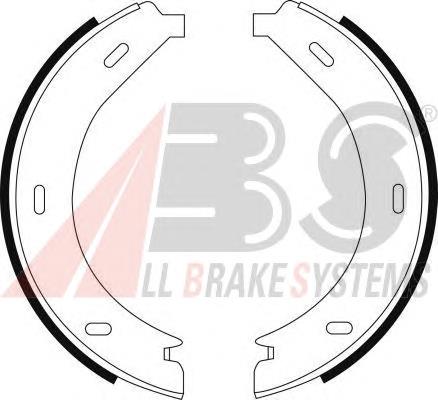 Sapatas do freio de estacionamento ABS 9110 preço, a partir de 27,90 USD