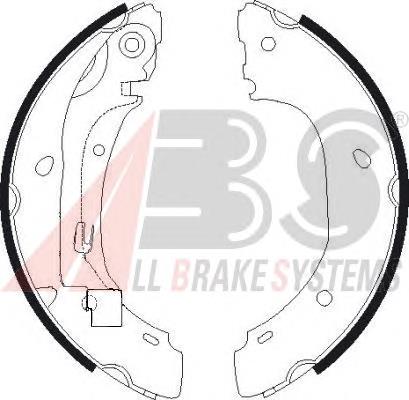 Compre 77362286 Fiat/Alfa/Lancia Sapatas do freio traseiras de tambor