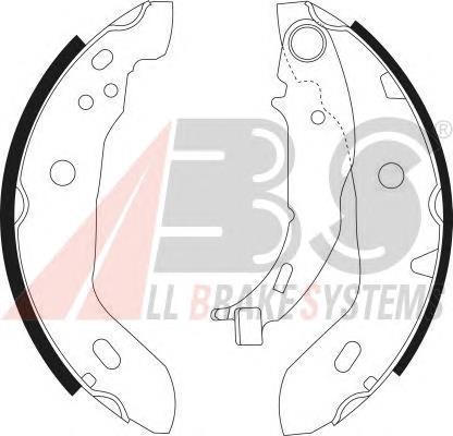 Sapatas do freio traseiras de tambor ABS 9041 preço, a partir de 31,27 USD