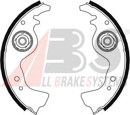 Compre 71738375 Fiat/Alfa/Lancia Sapatas do freio traseiras de tambor