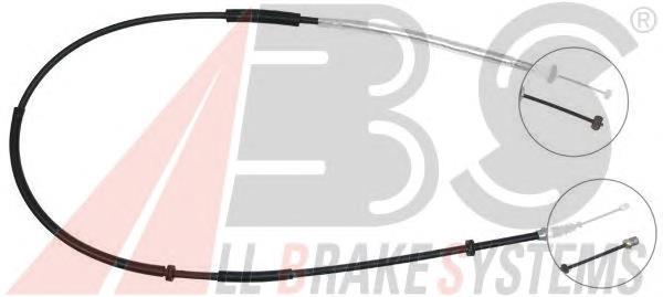 0046819335 Fiat/Alfa/Lancia Cabo do freio de estacionamento traseiro esquerdo